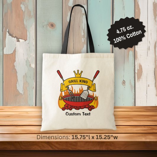 Grill Koning Tote Bag