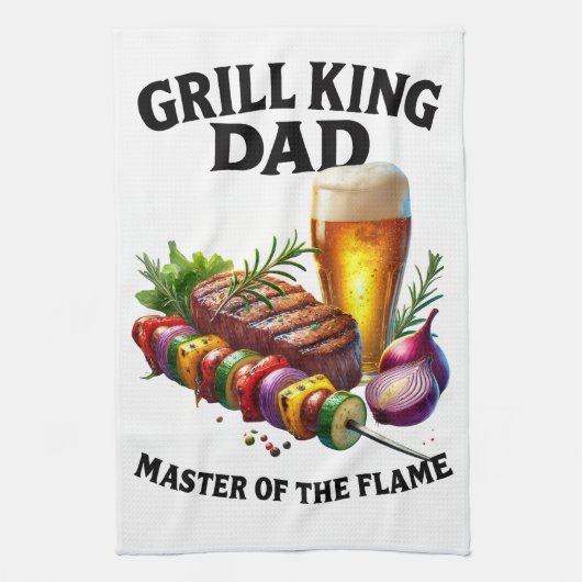 Grill Koning Vader Theedoek (Verticaal)
