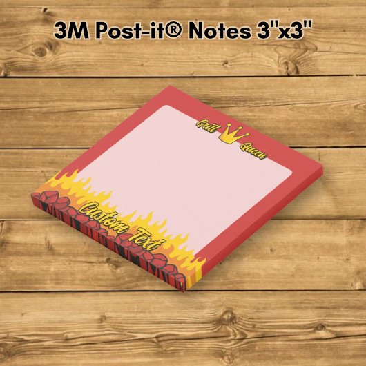 Grill Koningin Kroon Post-it® Notes