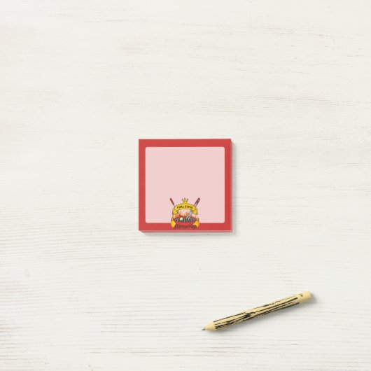 Grill Koningin Post-it® Notes (Op bureau)