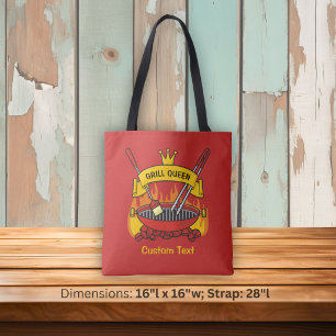 Grill Koningin Tote Bag