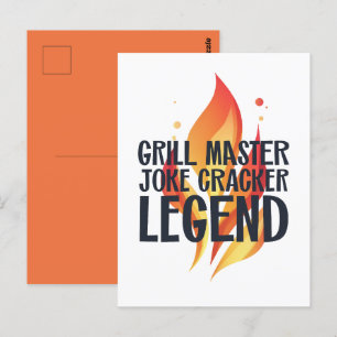Grill Legend BBQ Poster Briefkaart