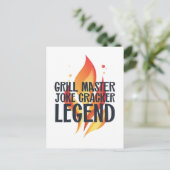 Grill Legend BBQ Poster Briefkaart (Staand voorkant)