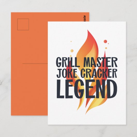 Grill Legend BBQ Poster Briefkaart (Voorkant / Achterkant)