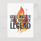 Grill Legend BBQ Poster Briefkaart (Voorkant)
