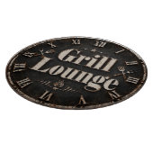 Grill Lounge Rustic BBQ Man Cave Grill Master Gift Snijplank (Hoek)