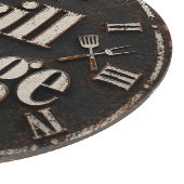 Grill Lounge Rustic BBQ Man Cave Grill Master Gift Snijplank (Hoek)