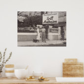 Grill Malmaison, Cannes, Frankrijk, jaren 1930 Poster (Keuken)