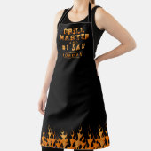 GRILL MASTER #1 DAD Flames Gepersonaliseerd Schort (Insitu)