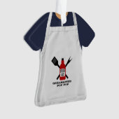 Grill Master Apron Personalized Ornament (voorkant)