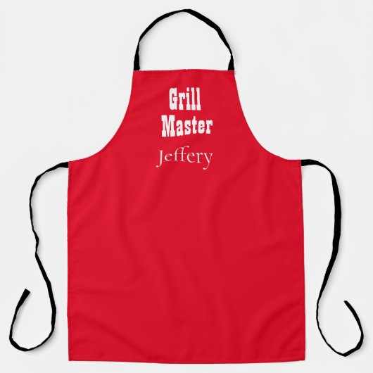 Grill Master Apron Schort (Voorkant)