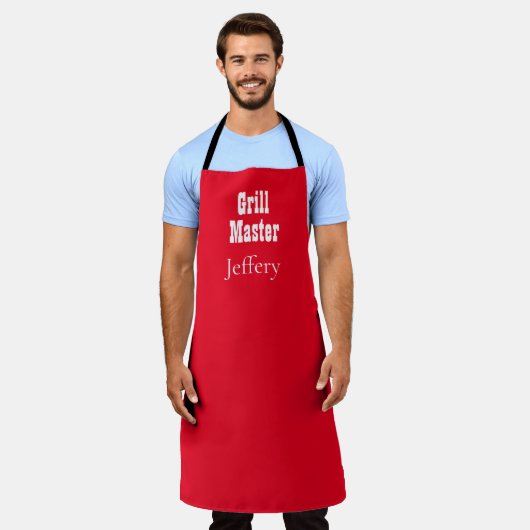 Grill Master Apron Schort (Gedragen)