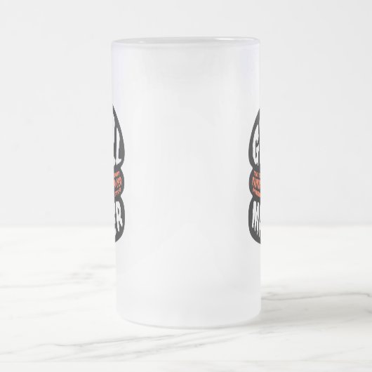 Grill Master BBQ Dad Quote Burger Grilling Glass M Matglas Bierpul (Center)