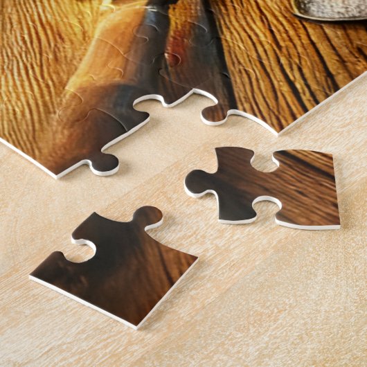 Grill Master BBQ Funny Father's Day Cookout Gift Legpuzzel (Zijkant)