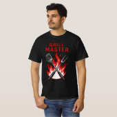 Grill Master – BBQ Vaderdag T-Shirt (Voorkant volledig)