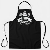 Grill Master Boyfriend Black Schort (Voorkant)