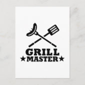 Grill Master Briefkaart (Voorkant)