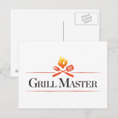 Grill Master Briefkaart (Voorkant / Achterkant)