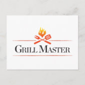 Grill Master Briefkaart (Voorkant)