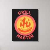 GRILL MASTER CANVAS AFDRUK (Voorkant)