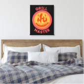 GRILL MASTER CANVAS AFDRUK (Insitu (Slaapkamer))
