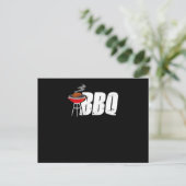Grill Master Chef Cook Culinarian BBQ Cookout Barb Briefkaart (Staand voorkant)