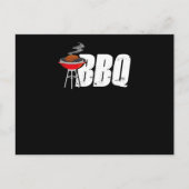 Grill Master Chef Cook Culinarian BBQ Cookout Barb Briefkaart (Voorkant)