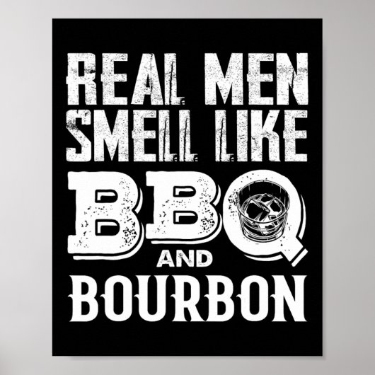 Grill Master Chef Grillen Barbecue Lover BBQ en Poster (Voorkant)