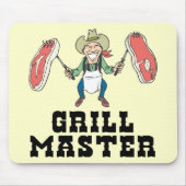 Grill Master Cowboy Muismat (Voorkant)