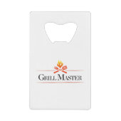 Grill Master Creditkaart Flessenopener (Voorkant)