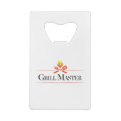 Grill Master Creditkaart Flessenopener (Achterkant)
