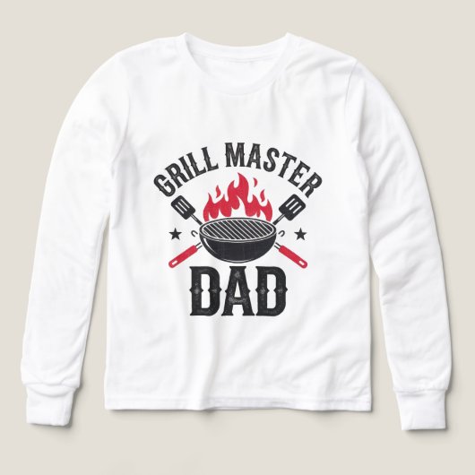 Grill Master Dad - Grappig BBQ Vaderdag Gift (Voorkant)