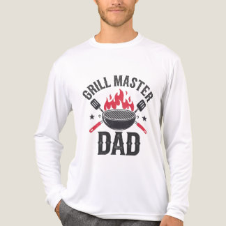 Grill Master Dad - Grappig BBQ Vaderdag Gift Tri-Blend Shirt