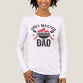Grill Master Dad - Grappig BBQ Vaderdag Gift Tri-Blend Shirt (Voorkant volledig)