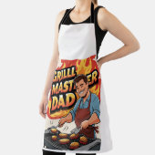 Grill Master Dad Smoky BBQ Schort (Insitu)