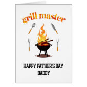 Grill Master Daddy Vaderdag (Voorkant)