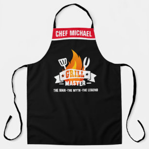 Grill Master De Man Mythe Legende BBQ Schort