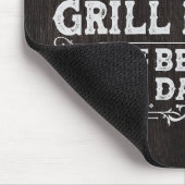 Grill Master en Best Dad Ever Fathers Day Zwart Muismat (Hoek)