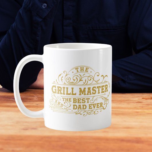 Grill Master en beste papa ooit Vaderdag Koffiemok
