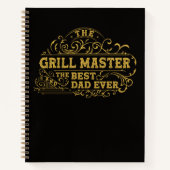 Grill Master en beste papa ooit Vaders Day Recept Notitieboek (Voorkant)