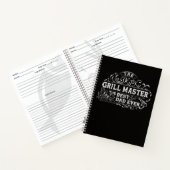 Grill Master en beste papa ooit Vaders Day Recept Notitieboek (Binnen)