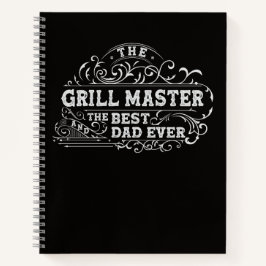 Grill Master en beste papa ooit Vaders Day Recept Notitieboek