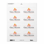 Grill Master Etiket (Full Sheet)