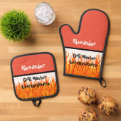 Grill Master Extraordinaire Ovenwant & Pannenlap Set (Top down)