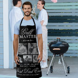 Grill Master Father Photo Collage Schort<br><div class="desc">Elegant vaders dag schort met 5 afbeelding van je mooie kinderen, de titel "grilmeester" en jouw naam, de kinder namen, en het schattige gezegde dat luidt: "De beste vader ooit, sommige mannen zijn geboren als vaders". Al tekst is volledig editable zodat kan het worden gepersonaliseerd om het even welke gelegenheid...</div>