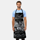 Grill Master Father Photo Collage Schort (Gedragen)