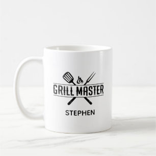 Grill Master Faux Leather Koffiemok