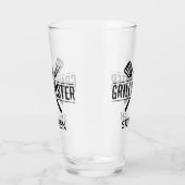 Grill Master Faux Leather Set Glass Cup Glas (Rechts)