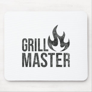 Grill Master Flame Byrbecue BBQ Smoke Char Open Fi Muismat