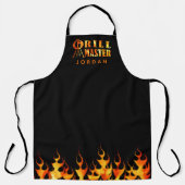 GRILL MASTER Flames gepersonaliseerd Schort (Voorkant)